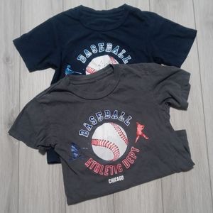 Chicago Baseball Athletic Dept T-shirts - Size 5/6 - Lot of 2